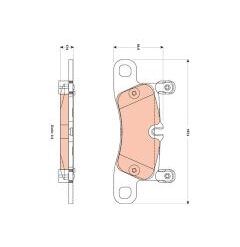 kit de plaquettes de frein, frein