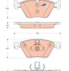 kit de plaquettes de frein, frein