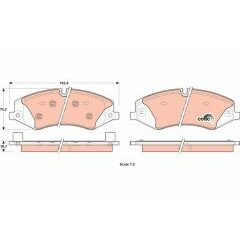 kit de plaquettes de frein, frein