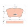 kit de plaquettes de frein, frein