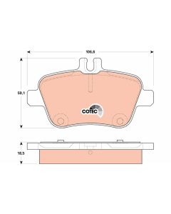 kit de plaquettes de frein, frein