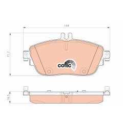 kit de plaquettes de frein, frein