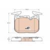kit de plaquettes de frein, frein