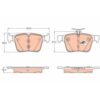 kit de plaquettes de frein, frein