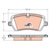kit de plaquettes de frein, frein