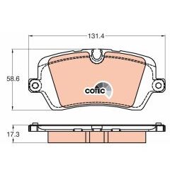 kit de plaquettes de frein, frein