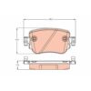 kit de plaquettes de frein, frein