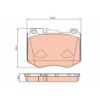 kit de plaquettes de frein, frein