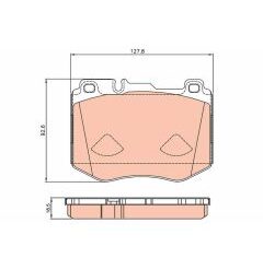 kit de plaquettes de frein, frein