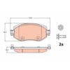 kit de plaquettes de frein, frein