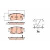 kit de plaquettes de frein, frein