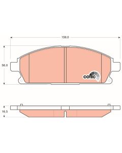 kit de plaquettes de frein, frein