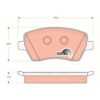 kit de plaquettes de frein, frein