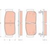 kit de plaquettes de frein, frein