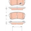 kit de plaquettes de frein, frein