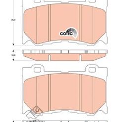 kit de plaquettes de frein, frein