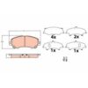 kit de plaquettes de frein, frein