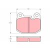 kit de plaquettes de frein, frein