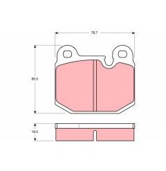 kit de plaquettes de frein, frein