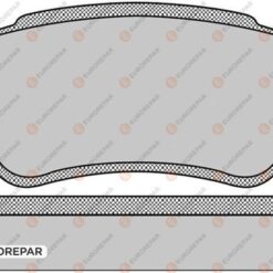 kit de plaquettes de frein, frein à disque