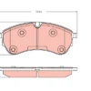 kit de plaquettes de frein, frein
