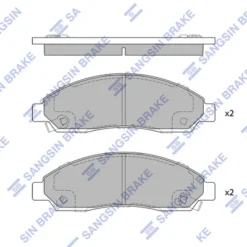patin de frein avant d-max