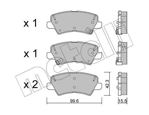 jeu de patins arrière kia