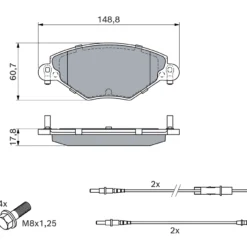 kit de plaquettes de frein, frein