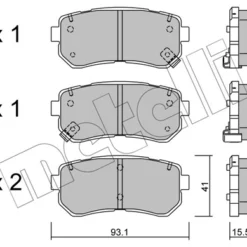 jeu de patins arrière kia